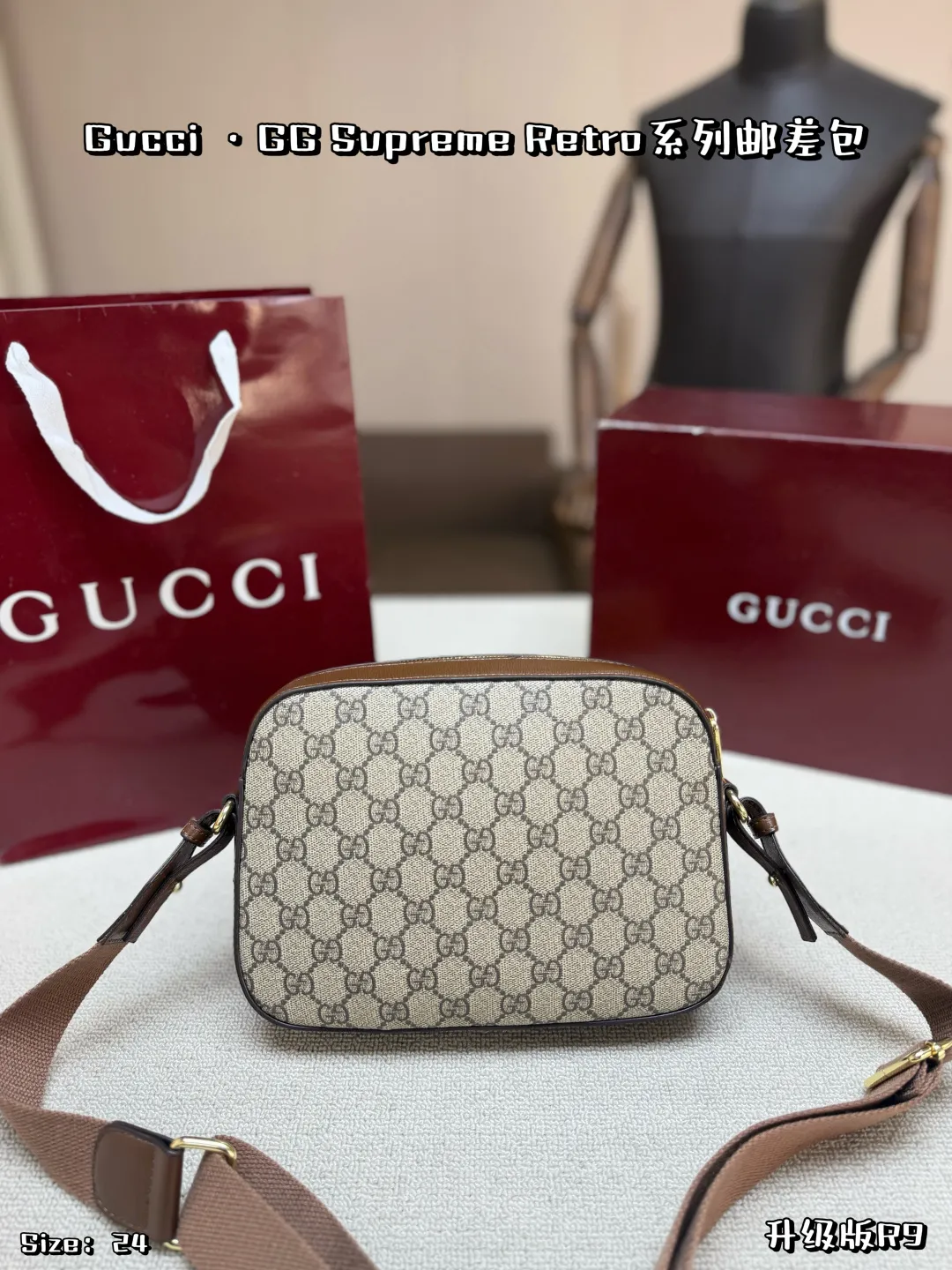 All Categories Official Website "Brand Women's Bags" Women's Bags 💙 GUCCI 2026 New GUCCI Crossbody Bag