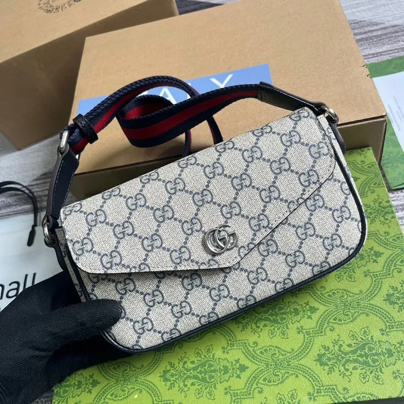 All Categories Official Website "Brand Women's Bags" Women's Bags 💙 GUCCI 2025 New GUCCI Crossbody Bag