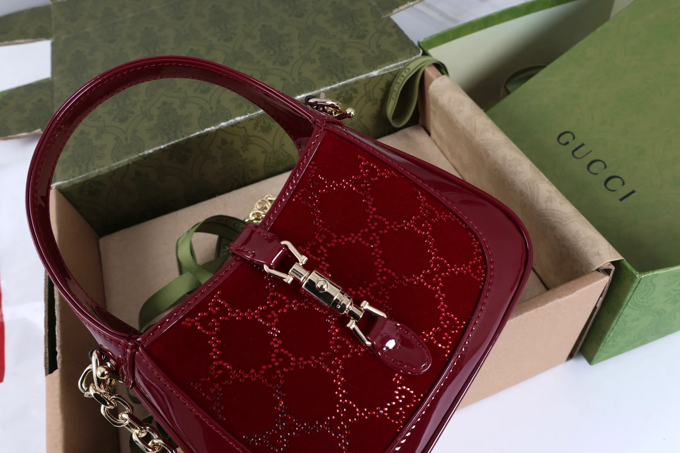 All Categories Official Website "Brand Women's Bags" Women's Bags 💙 GUCCI 2026 GUCCI New Underarm Shoulder Bag