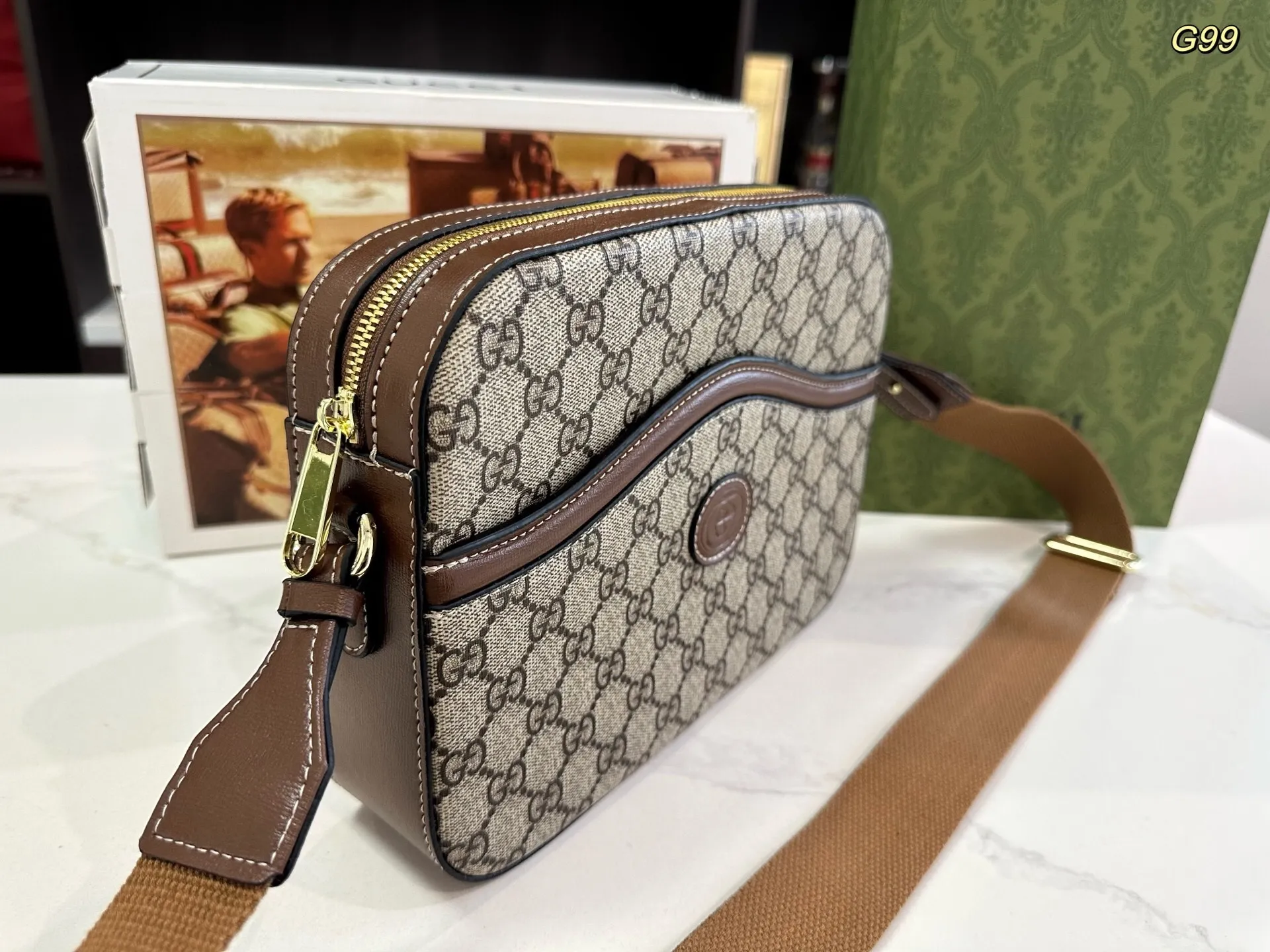 All Categories Official Website "Brand Women's Bags" Women's Bags 💙 GUCCI 2025 New Gucci Crossbody Bag