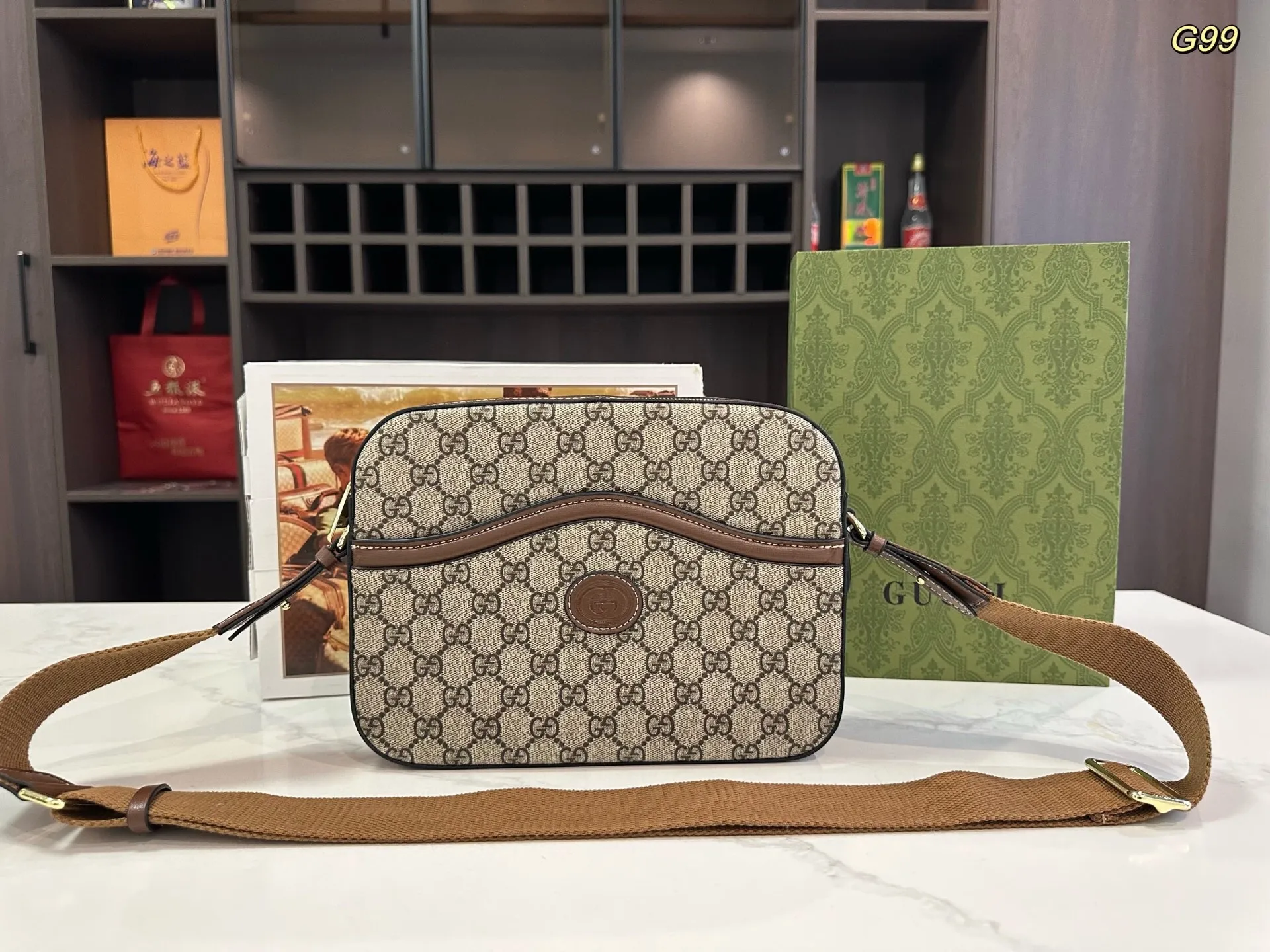 All Categories Official Website "Brand Women's Bags" Women's Bags 💙 GUCCI 2025 New Gucci Crossbody Bag