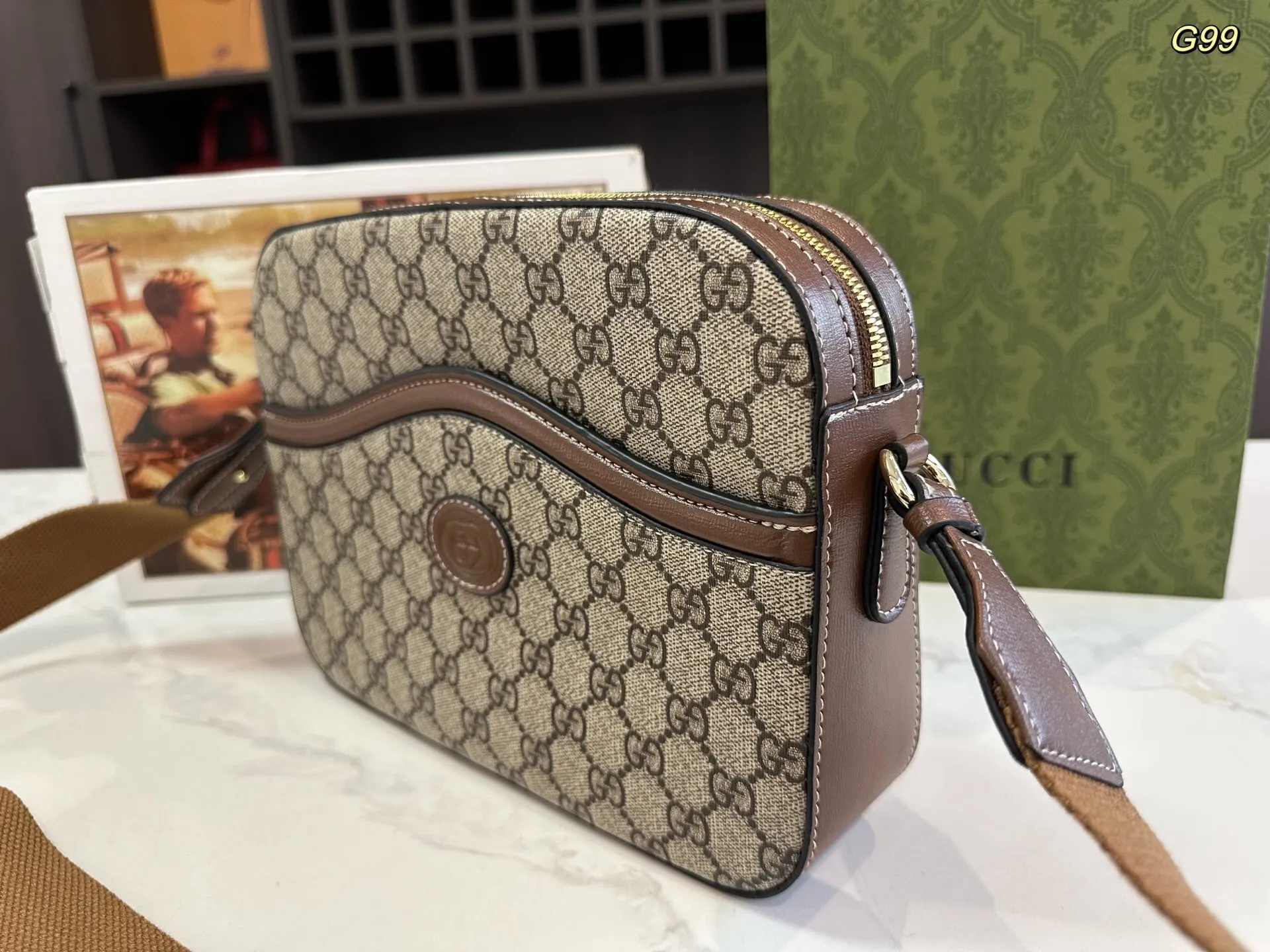 All Categories Official Website "Brand Women's Bags" Women's Bags 💙 GUCCI 2025 New Gucci Crossbody Bag