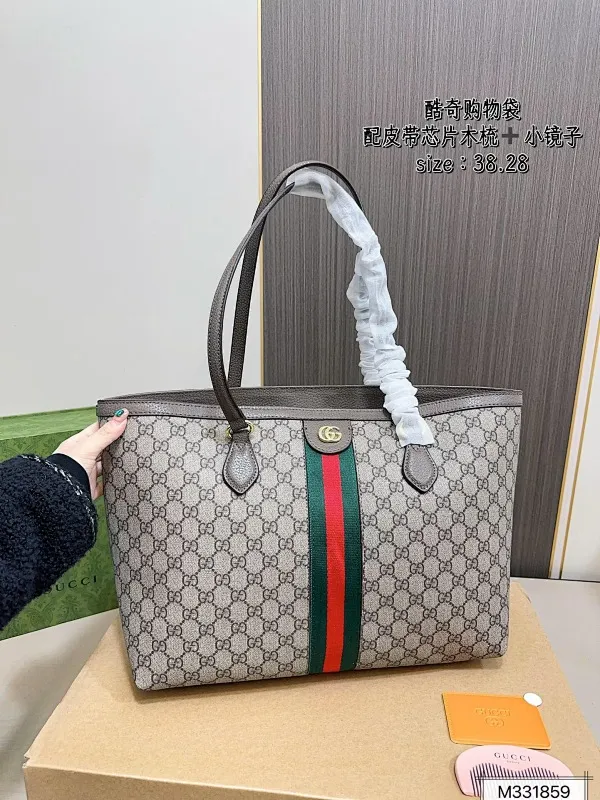All Categories Official Website "Brand Women's Bags" Women's Bags 💙 GUCCI 2025 New Gucci Tote Shopping Bag