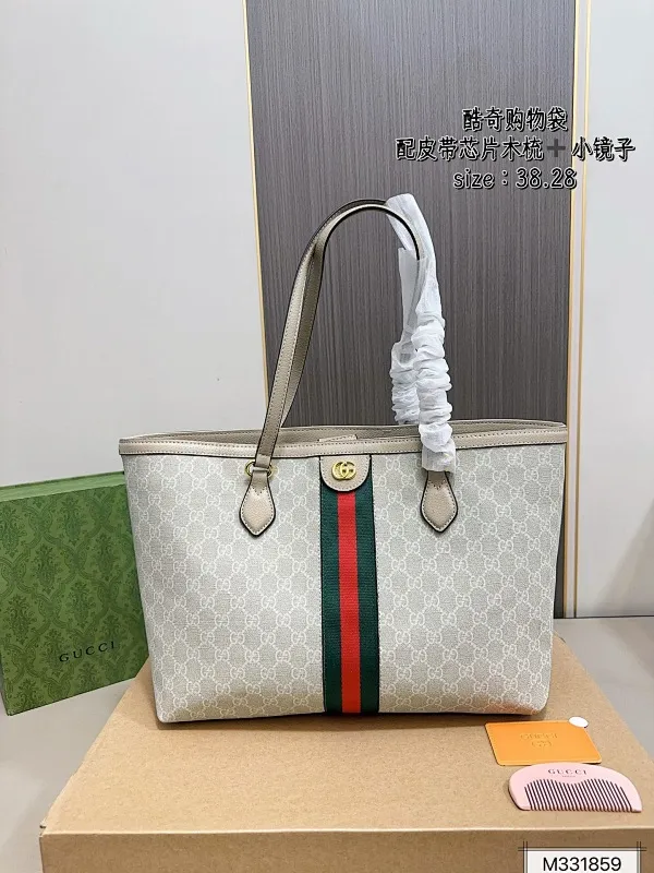 All Categories Official Website "Brand Women's Bags" Women's Bags 💙 GUCCI 2025 New Gucci Tote Shopping Bag