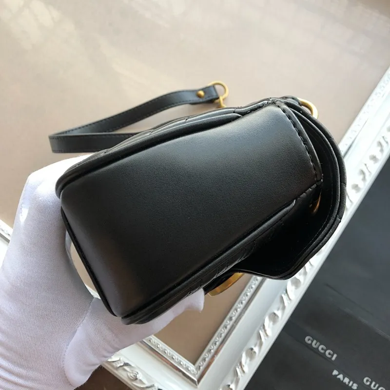 All categories Official website "Brand Women's Bags" Women's Bags 💙 GUCCI 2022 official new Gucci crossbody bag wholesale Original order quality 58001700 Size: 22-13-6Cm