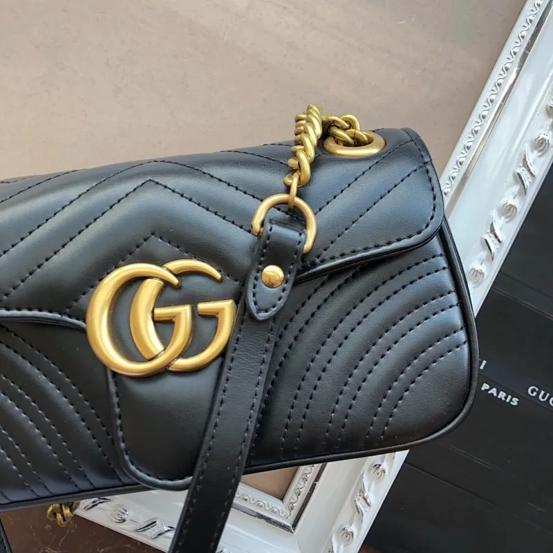 All categories Official website "Brand Women's Bags" Women's Bags 💙 GUCCI 2022 official new Gucci crossbody bag wholesale Original order quality 58001700 Size: 22-13-6Cm