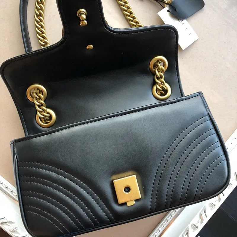 All categories Official website "Brand Women's Bags" Women's Bags 💙 GUCCI 2022 official new Gucci crossbody bag wholesale Original order quality 58001700 Size: 22-13-6Cm