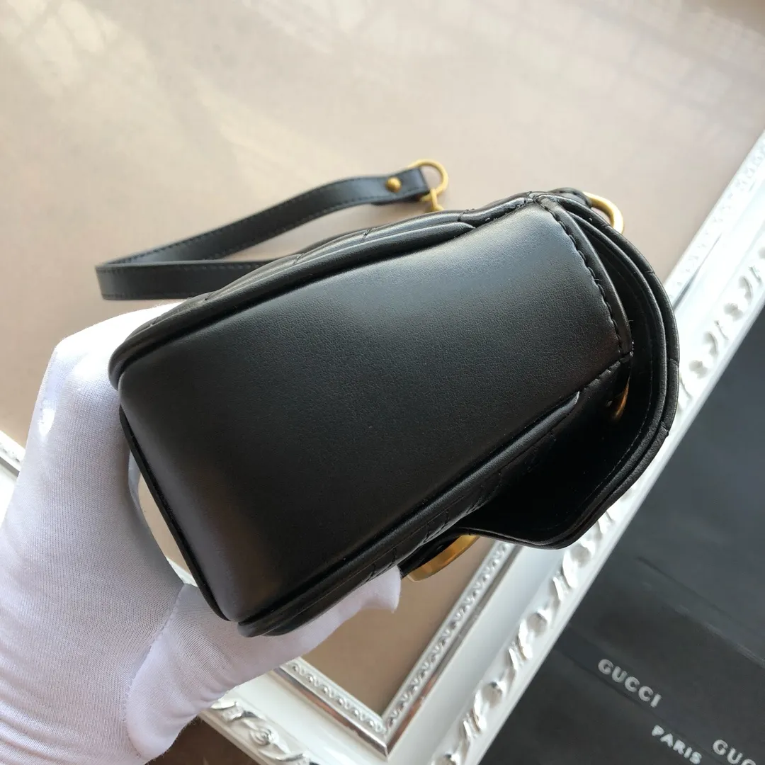 All categories Official website "Brand Women's Bags" Women's Bags 💙 GUCCI 2022 official new Gucci crossbody bag wholesale Original order quality 58001700 Size: 22-13-6Cm
