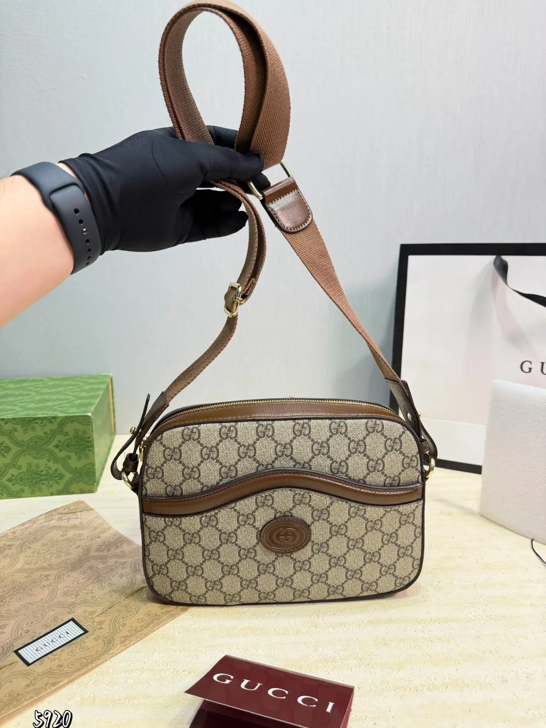 All Categories Official Website "Brand Women's Bags" Women's Bags 💙 GUCCI 2026 New GUCCI Crossbody Bag