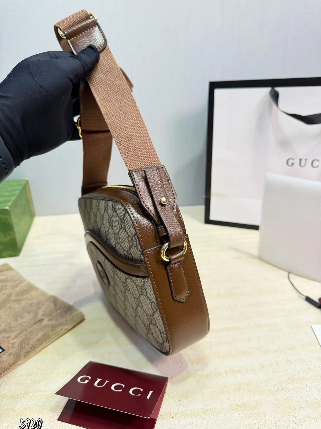 All Categories Official Website "Brand Women's Bags" Women's Bags 💙 GUCCI 2026 New GUCCI Crossbody Bag