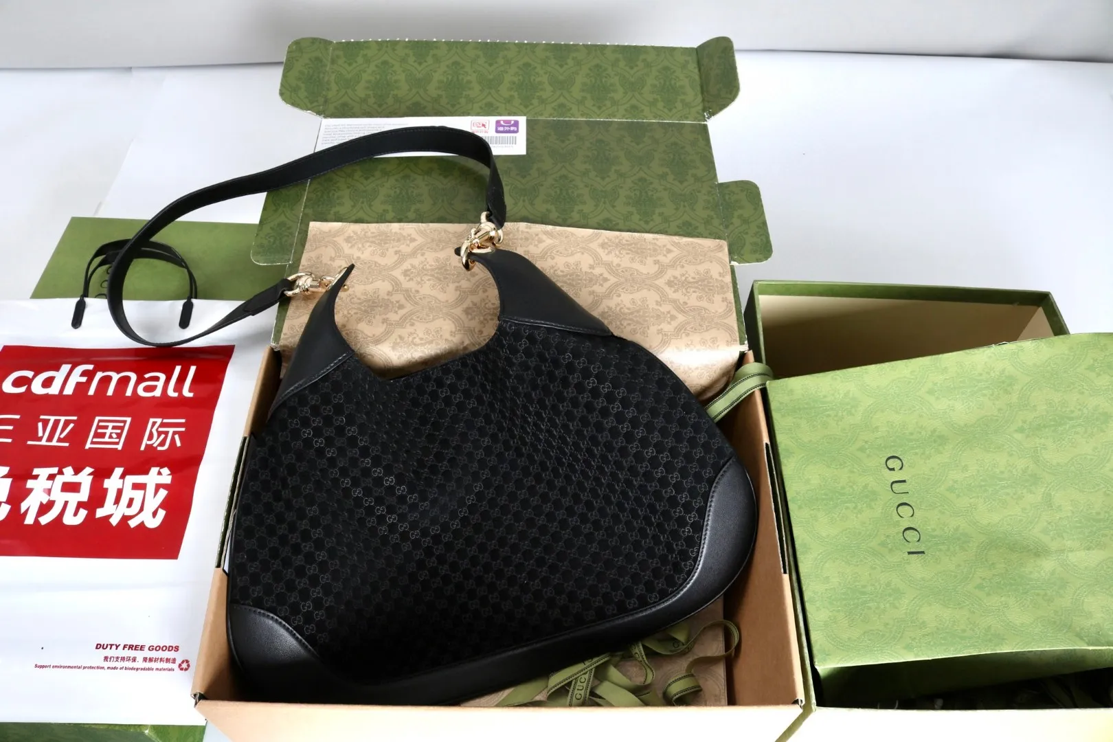 All Categories Official Website "Brand Women's Bags" Women's Bags 💙 GUCCI GUCCI 2026 New Classic GG Pattern Crossbody Bag
