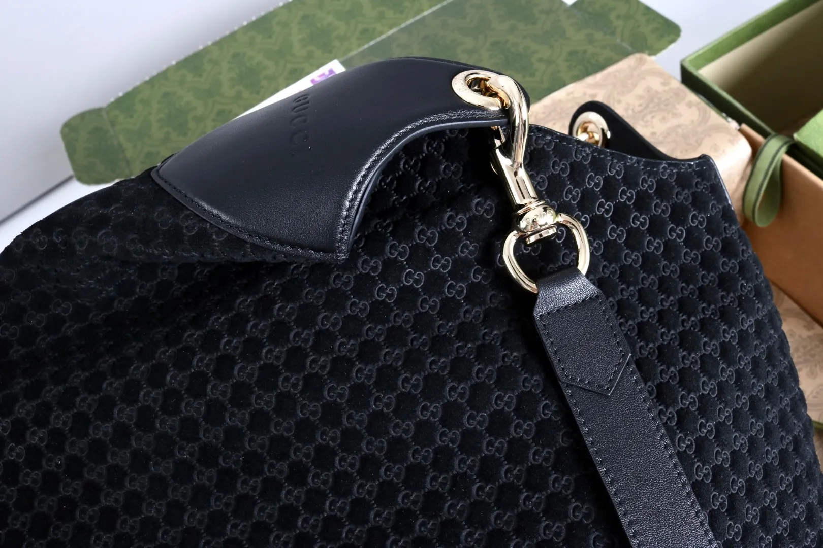 All Categories Official Website "Brand Women's Bags" Women's Bags 💙 GUCCI GUCCI 2026 New Classic GG Pattern Crossbody Bag
