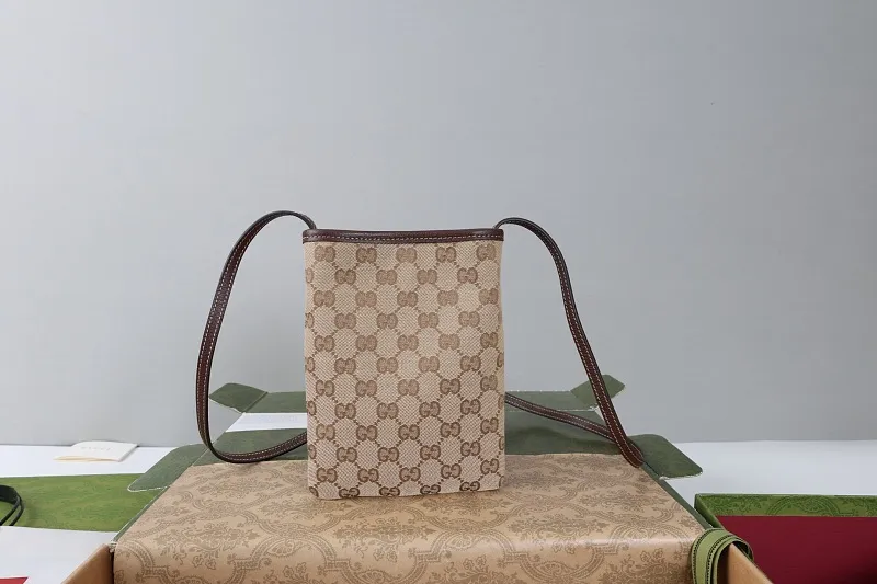 All Categories Official Website "Brand Women's Bags" Women's Bags 💙 GUCCI GUCCI 2026 New Classic GG Pattern Crossbody Bag
