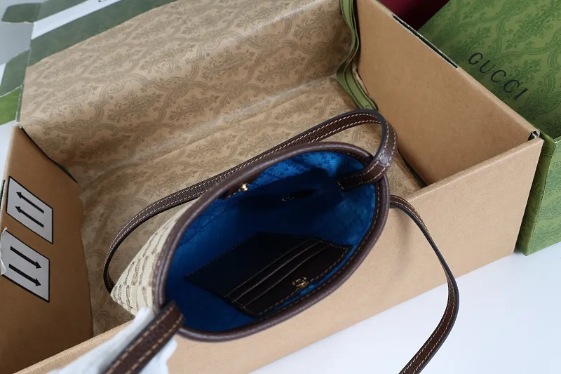 All Categories Official Website "Brand Women's Bags" Women's Bags 💙 GUCCI GUCCI 2026 New Classic GG Pattern Crossbody Bag