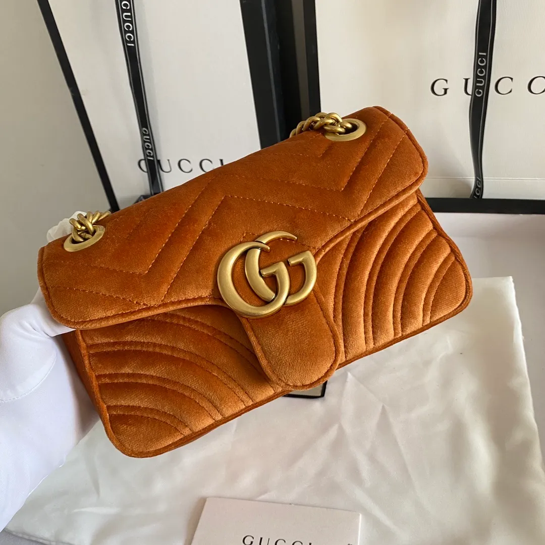 All categories Official website "Brand Women's Bags" Women's Bags 💙 GUCCI 2022 official new Gucci crossbody bag wholesale Original order quality 58002000 Size: 22-13-6Cm