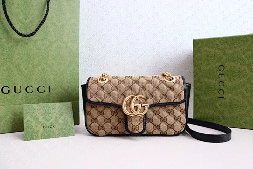 All categories Official website "Brand Women's Bags" Women's Bags 💙 GUCCI 2022 official new Gucci crossbody bag wholesale Original order quality 58003300 Size: 22-13-6 Cm