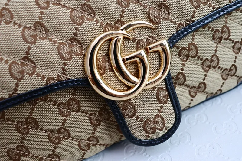 All categories Official website "Brand Women's Bags" Women's Bags 💙 GUCCI 2022 official new Gucci crossbody bag wholesale Original order quality 58003300 Size: 22-13-6 Cm