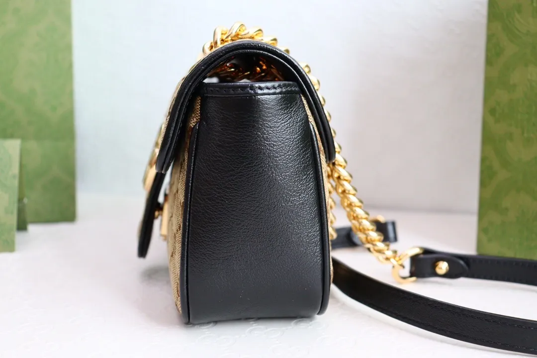All categories Official website "Brand Women's Bags" Women's Bags 💙 GUCCI 2022 official new Gucci crossbody bag wholesale Original order quality 58003300 Size: 22-13-6 Cm