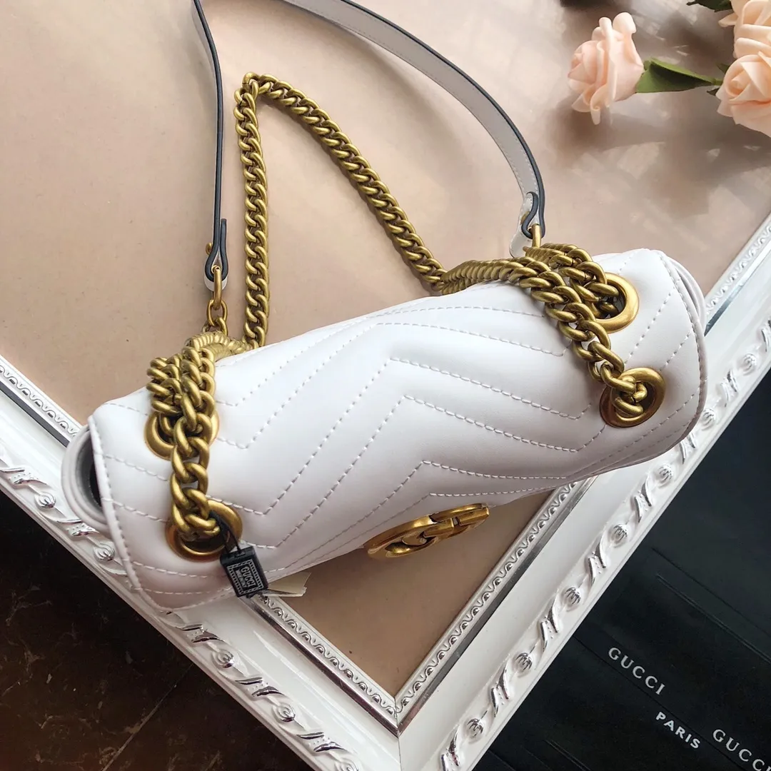 All categories Official website "Brand Women's Bags" Women's Bags 💙 GUCCI 2022 official new Gucci crossbody bag wholesale Original order quality 58001700 Size: 22-13-6Cm