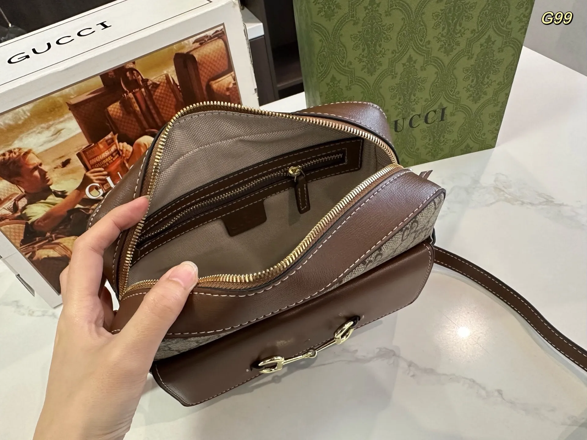 All Categories Official Website "Brand Women's Bags" Women's Bags 💙 GUCCI 2025 New Gucci Crossbody Bag