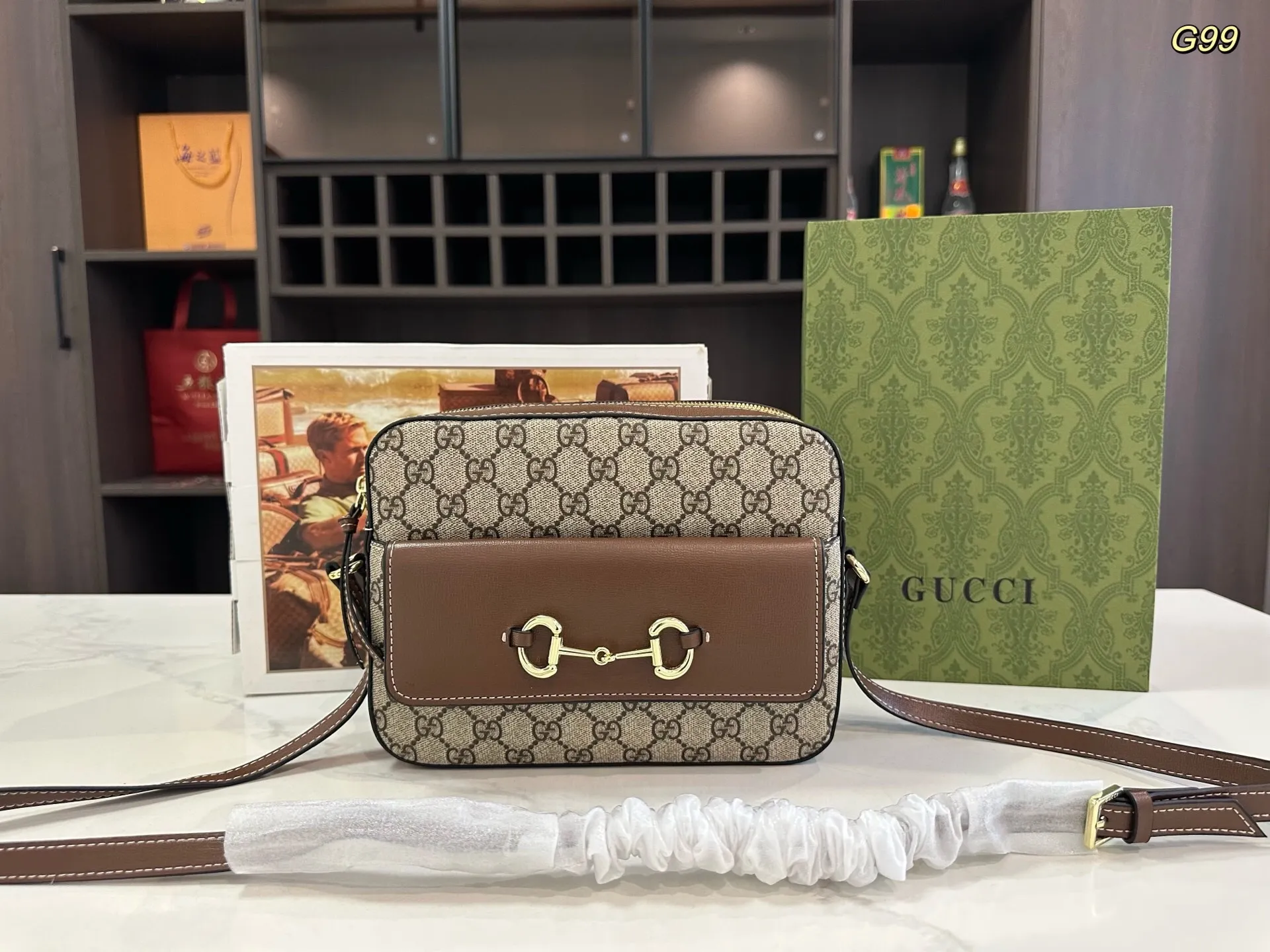 All Categories Official Website "Brand Women's Bags" Women's Bags 💙 GUCCI 2025 New Gucci Crossbody Bag
