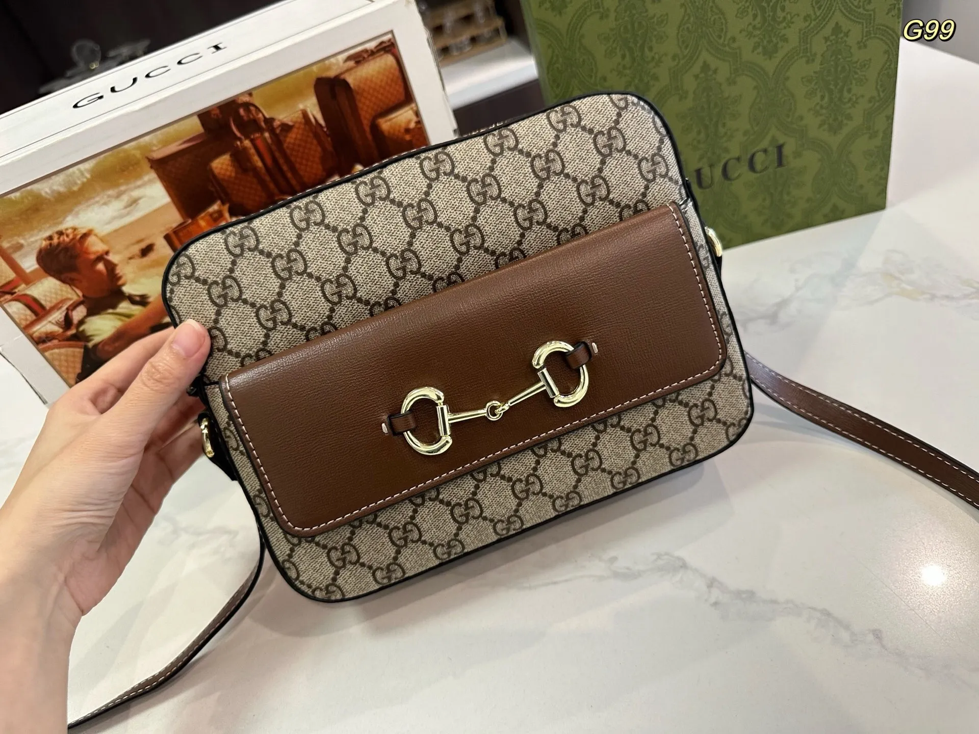 All Categories Official Website "Brand Women's Bags" Women's Bags 💙 GUCCI 2025 New Gucci Crossbody Bag