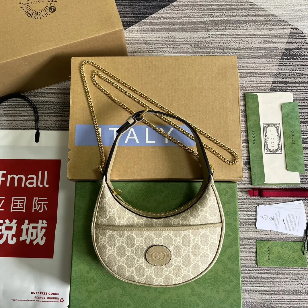 All categories Official website "Brand Women's Bags" Women's Bags 💙 GUCCI 2025 new GUCCI armpit bag