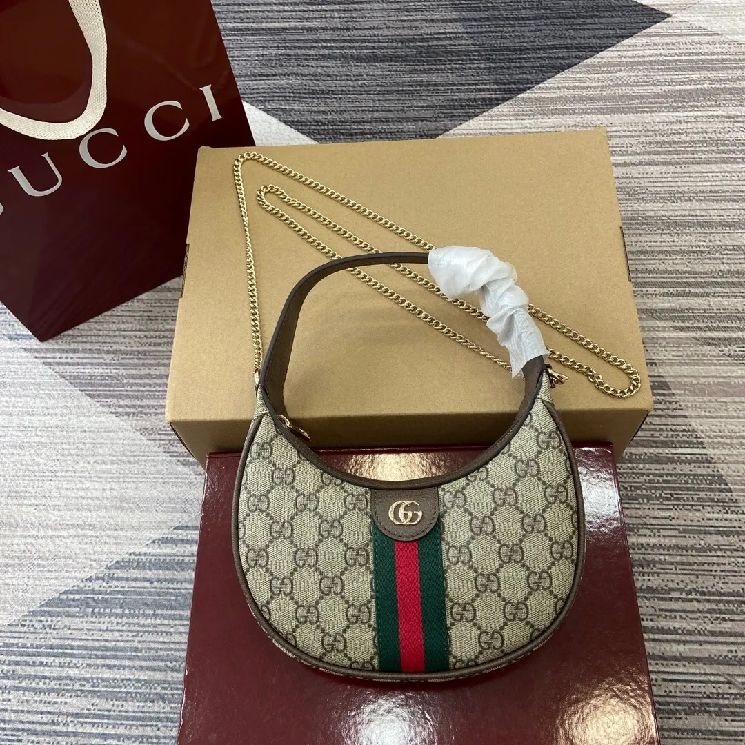 All categories Official website "Brand Women's Bags" Women's Bags 💙 GUCCI 2025 new GUCCI armpit bag