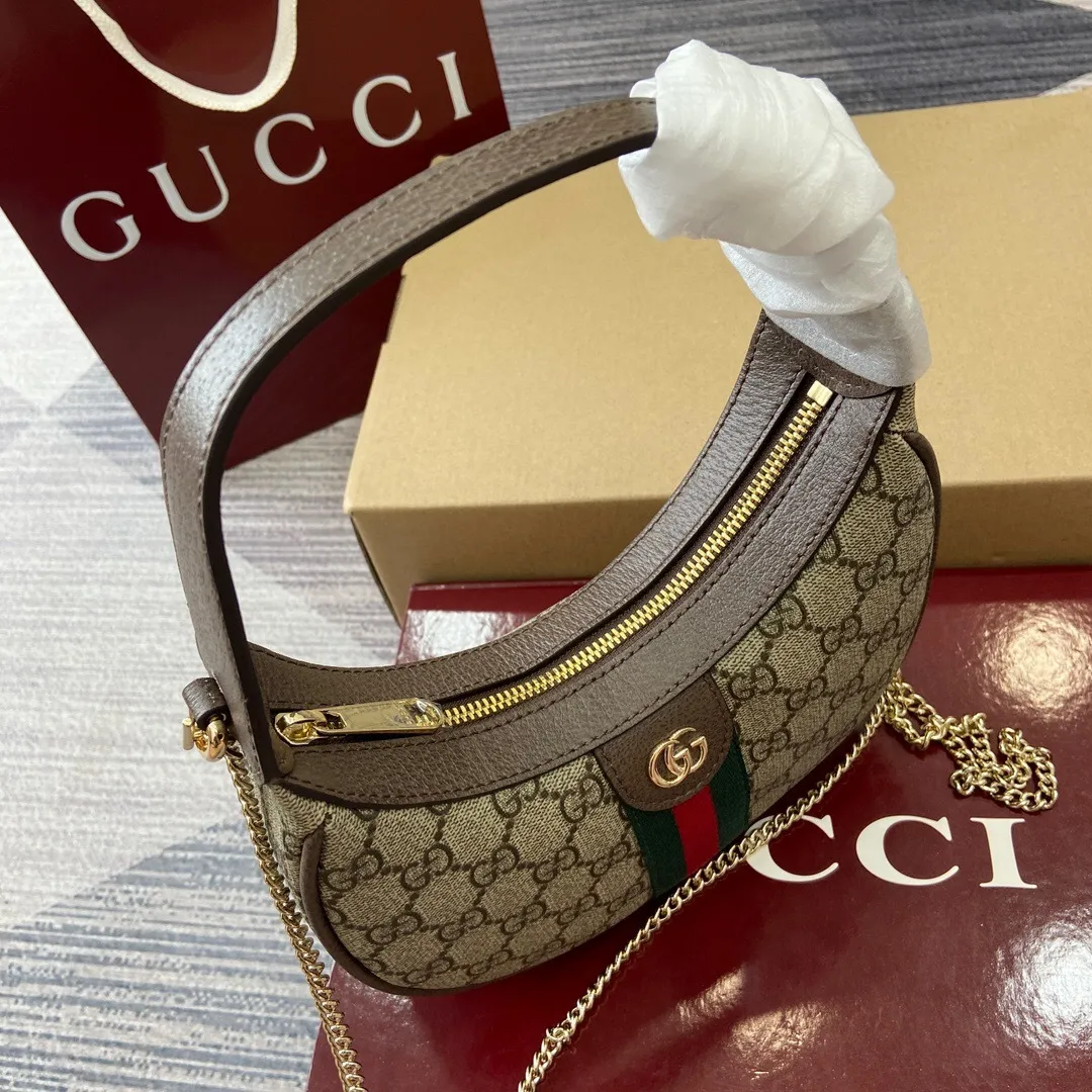 All categories Official website "Brand Women's Bags" Women's Bags 💙 GUCCI 2025 new GUCCI armpit bag