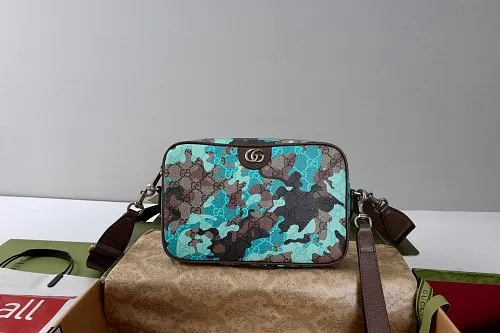 All Categories Official Website "Brand Women's Bags" Women's Bags 💙 GUCCI GUCCI 2026 New Classic GG Pattern Crossbody Bag