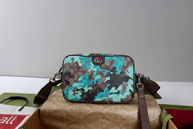 All Categories Official Website "Brand Women's Bags" Women's Bags 💙 GUCCI GUCCI 2026 New Classic GG Pattern Crossbody Bag