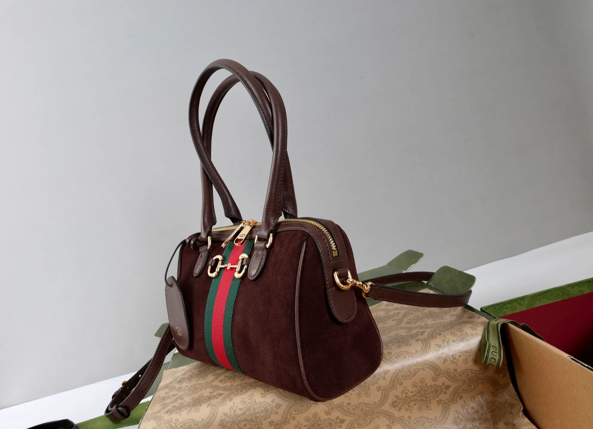 All Categories Official Website "Brand Women's Bags" Women's Bags 💙 GUCCI 2026 GUCCI new portable shoulder bag