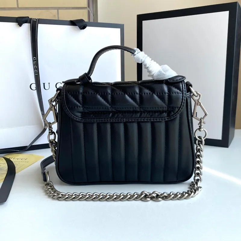All categories Official website "Brand Women's Bags" Women's Bags 💙 GUCCI 2022 official new Gucci crossbody bag wholesale Original order quality 58002000 Size: 21-15.5-8 Cm