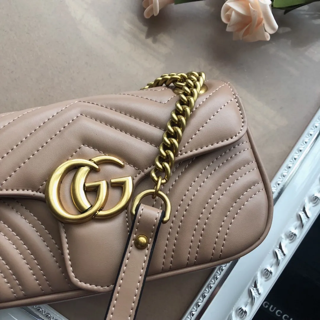 All categories Official website "Brand Women's Bags" Women's Bags 💙 GUCCI 2022 official new Gucci crossbody bag wholesale Original order quality 58001700 Size: 22-13-6Cm