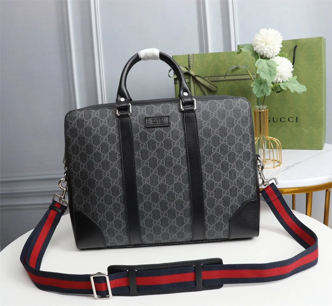All categories Official website "Brand Women's Bags" Women's Bags 💙 GUCCI 2022 official new Gucci briefcase wholesale Original order quality 58002350 Size: 36-28-7 Cm