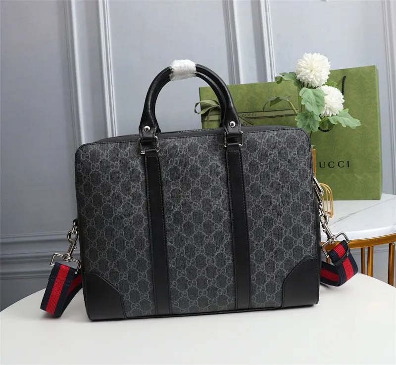 All categories Official website "Brand Women's Bags" Women's Bags 💙 GUCCI 2022 official new Gucci briefcase wholesale Original order quality 58002350 Size: 36-28-7 Cm