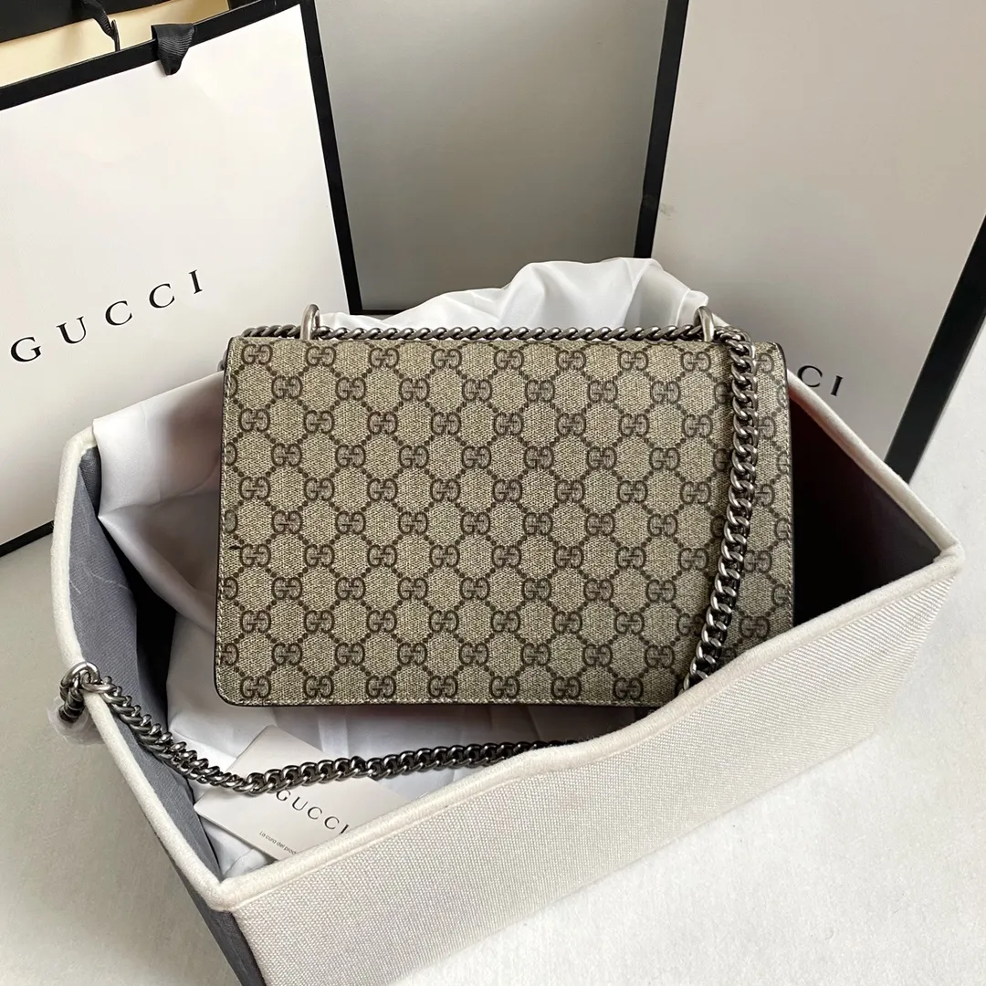 All categories Official website "Brand Women's Bags" Women's Bags 💙 GUCCI 2022 official new Gucci crossbody bag wholesale Original order quality 58002000 Size: 28-18-9Cm