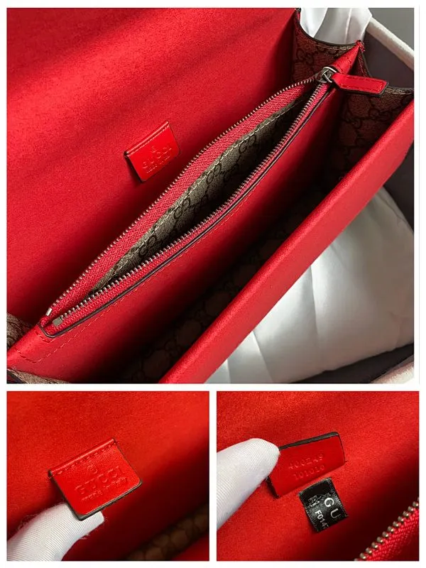 All categories Official website "Brand Women's Bags" Women's Bags 💙 GUCCI 2022 official new Gucci crossbody bag wholesale Original order quality 58002000 Size: 28-18-9Cm