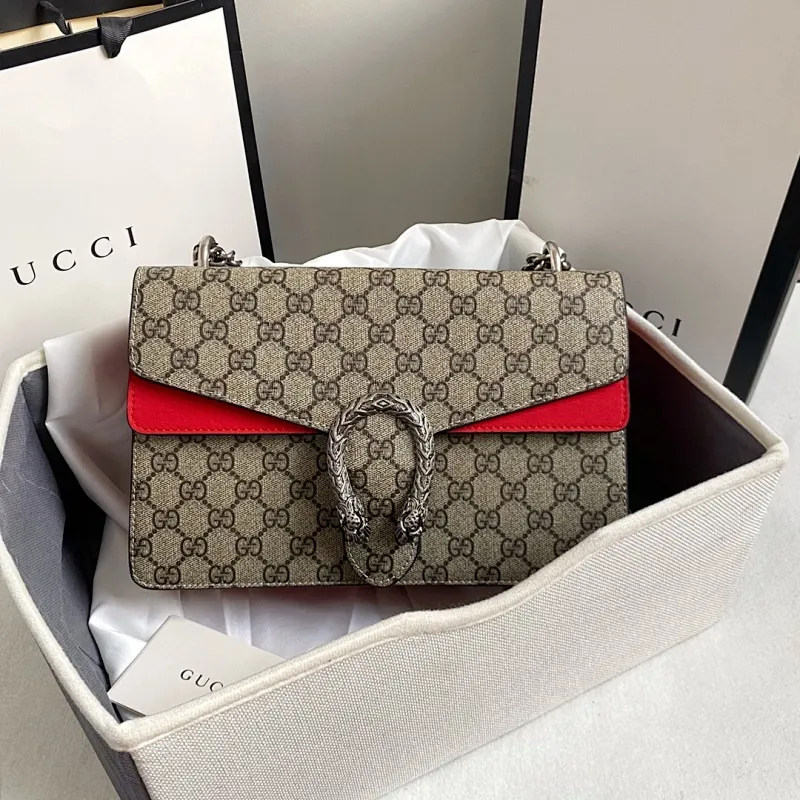 All categories Official website "Brand Women's Bags" Women's Bags 💙 GUCCI 2022 official new Gucci crossbody bag wholesale Original order quality 58002000 Size: 28-18-9Cm