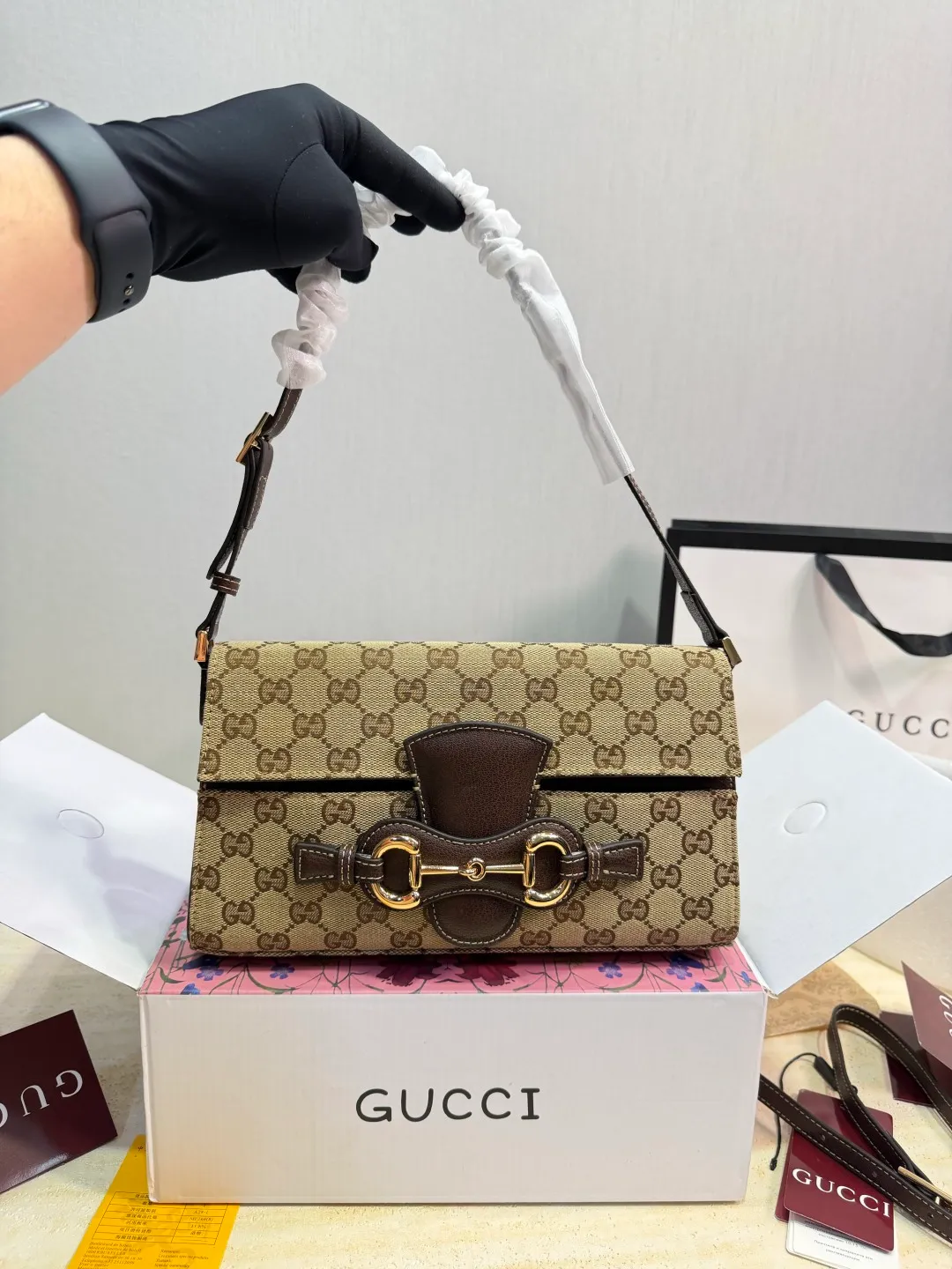All Categories Official Website "Brand Women's Bags" Women's Bags 💙 GUCCI 2026 New GUCCI Underarm Bag