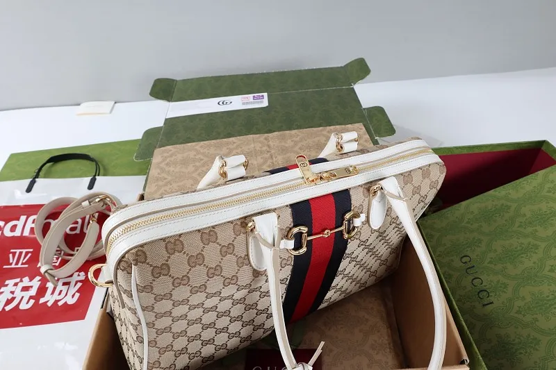 All Categories Official Website "Brand Women's Bags" Women's Bags 💙 GUCCI GUCCI 2026 New Classic GG Pattern Crossbody Bag
