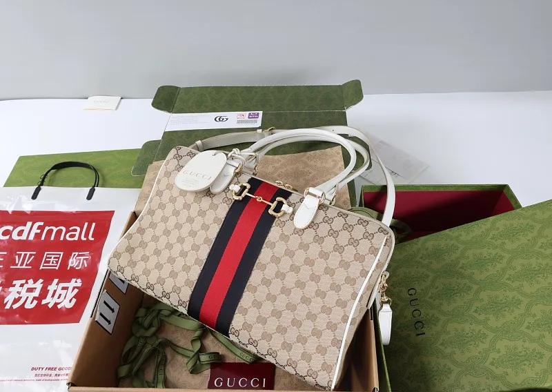 All Categories Official Website "Brand Women's Bags" Women's Bags 💙 GUCCI GUCCI 2026 New Classic GG Pattern Crossbody Bag