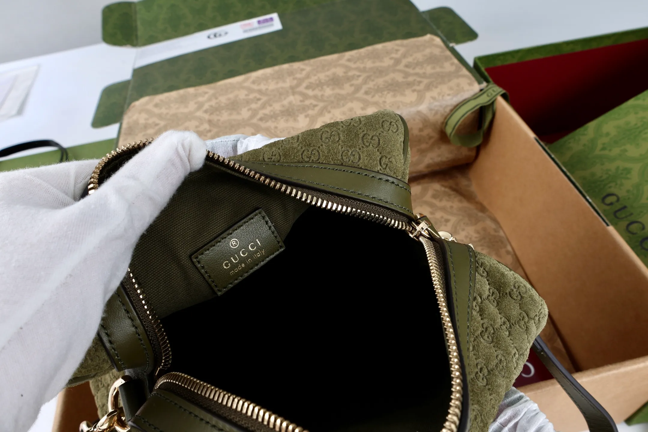 All Categories Official Website "Brand Women's Bags" Women's Bags 💙 GUCCI GUCCI 2026 New Classic GG Pattern Crossbody Bag