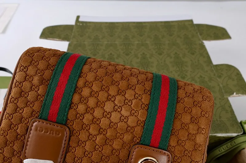 All Categories Official Website "Brand Women's Bags" Women's Bags 💙 GUCCI GUCCI 2026 New Classic GG Pattern Crossbody Bag