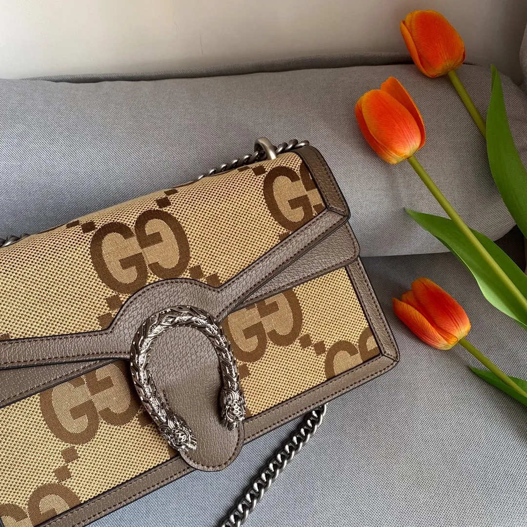 All Categories Official Website "Brand Women's Bags" Women's Bags 💙 GUCCI 2022 Official New Gucci Bacchus Bag Wholesale 58002000 High Quality Specifications: 28-17-9CM