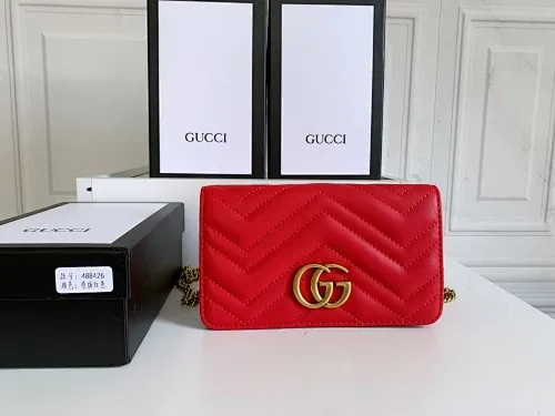 All categories Official website "Brand Women's Bags" Women's Bags 💙 GUCCI replica GUCCI, fine imitation GUCCI bag, GUCCI shoulder bag, 2023 official latest version GUCCI first layer cowhide chain bag, bag factory, original material, size: 18-10.5-4.5CM