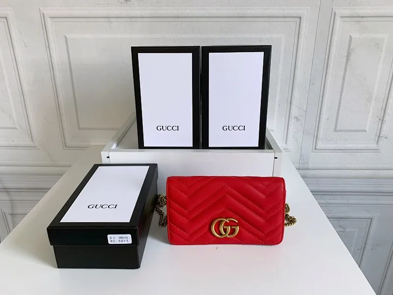 All categories Official website "Brand Women's Bags" Women's Bags 💙 GUCCI replica GUCCI, fine imitation GUCCI bag, GUCCI shoulder bag, 2023 official latest version GUCCI first layer cowhide chain bag, bag factory, original material, size: 18-10.5-4.5CM