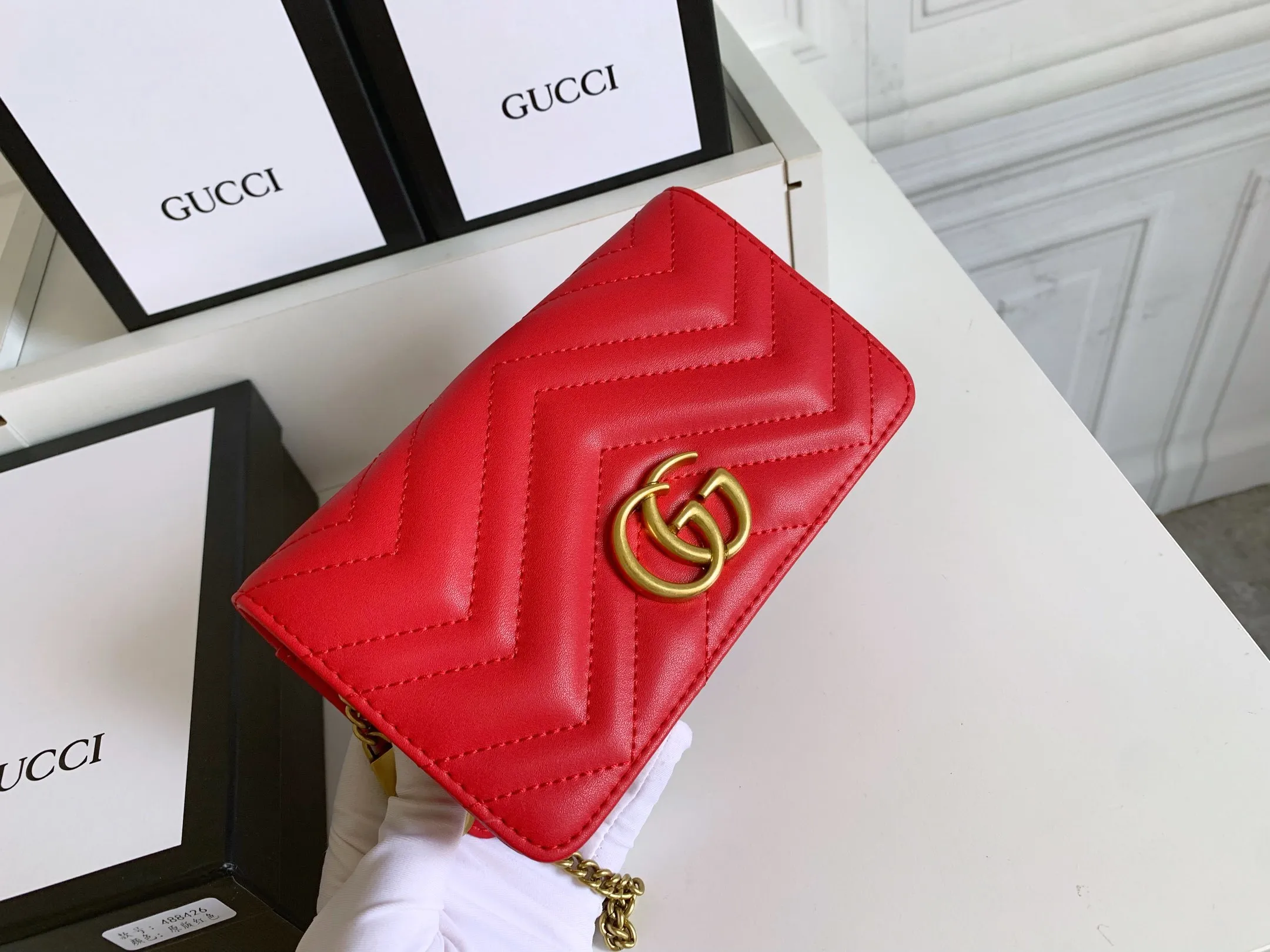 All categories Official website "Brand Women's Bags" Women's Bags 💙 GUCCI replica GUCCI, fine imitation GUCCI bag, GUCCI shoulder bag, 2023 official latest version GUCCI first layer cowhide chain bag, bag factory, original material, size: 18-10.5-4.5CM