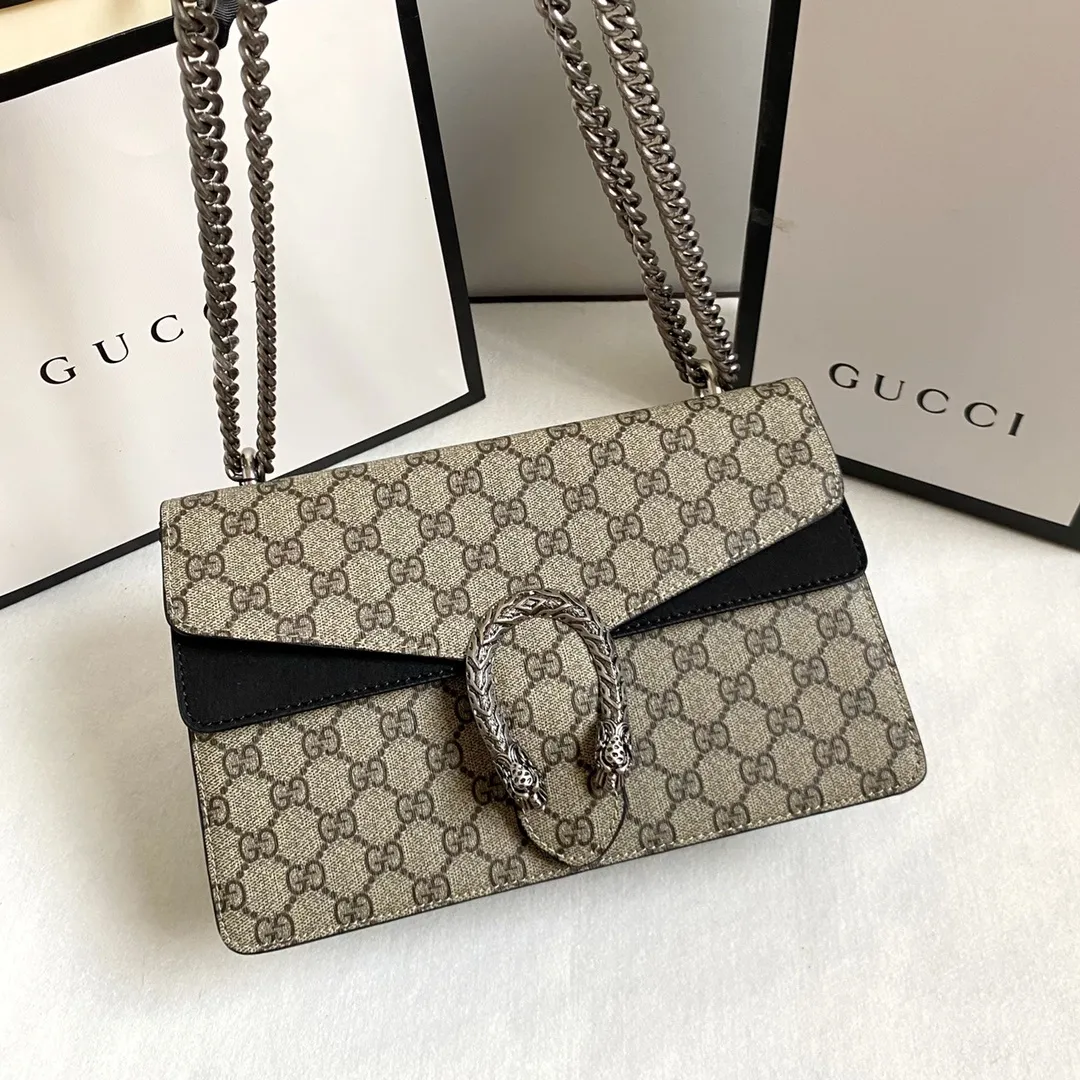All categories Official website "Brand Women's Bags" Women's Bags 💙 GUCCI 2022 official new Gucci crossbody bag wholesale Original order quality 58002000 Size: 28-18-9Cm