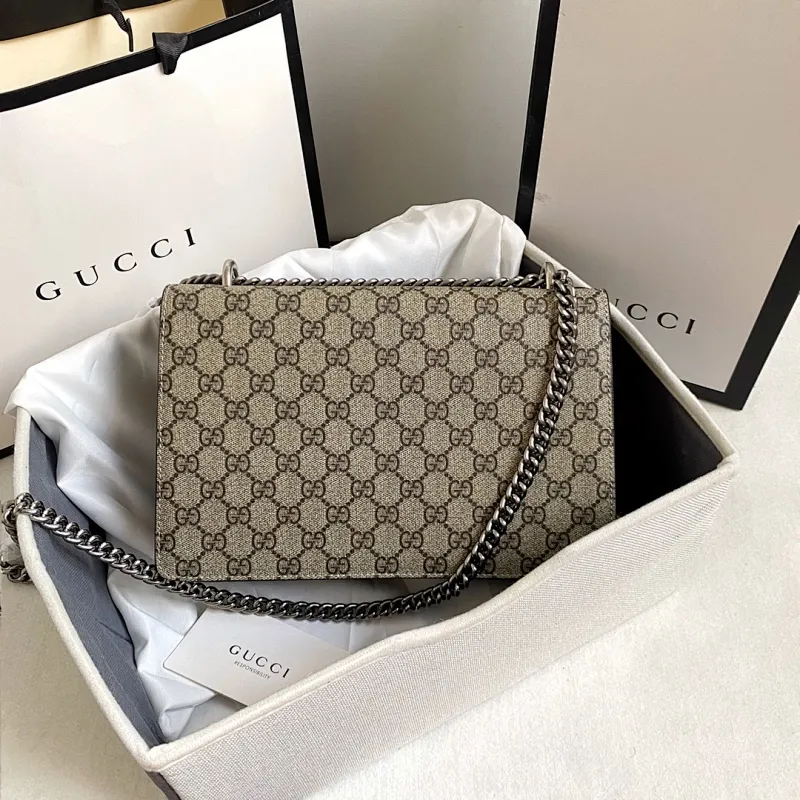 All categories Official website "Brand Women's Bags" Women's Bags 💙 GUCCI 2022 official new Gucci crossbody bag wholesale Original order quality 58002000 Size: 28-18-9Cm